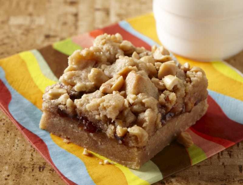 Peanut Butter and Jelly Bars